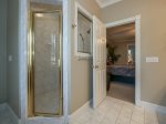 Master Bathroom Offers Walk in Shower at 66 Dune Lane